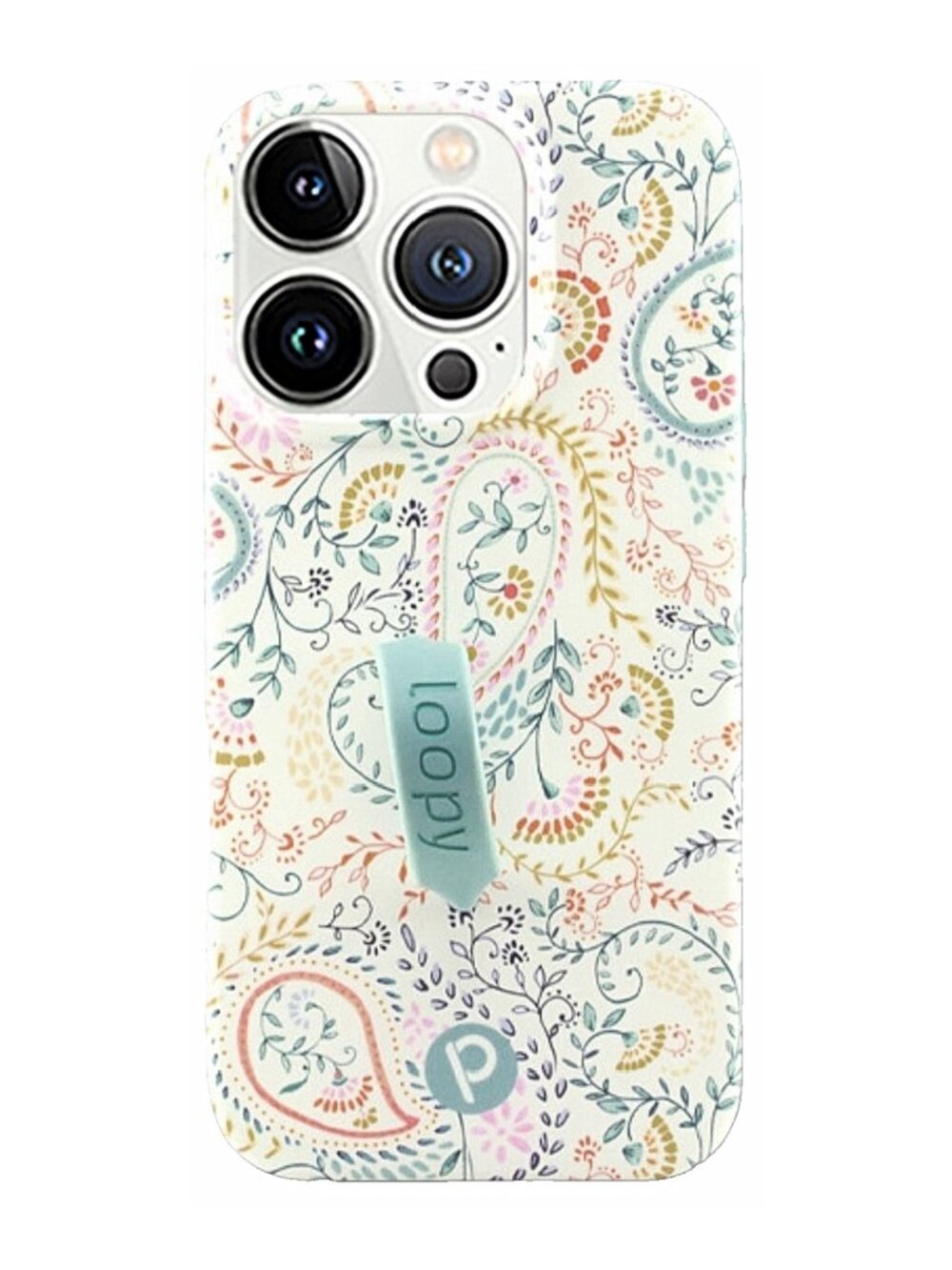 NWT Loopy PAINTED PAISLEY iPhone 15 Pro Max Phone Case - Righty